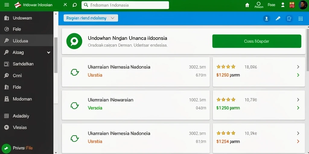 Tampilan antarmuka aplikasi yang menarik.