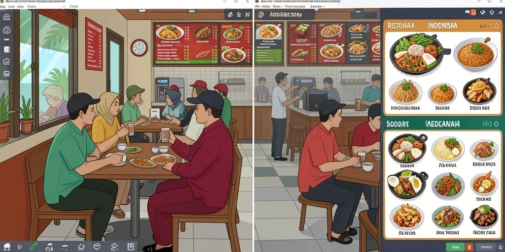 Tampilan antarmuka yang menarik dan intuitif.