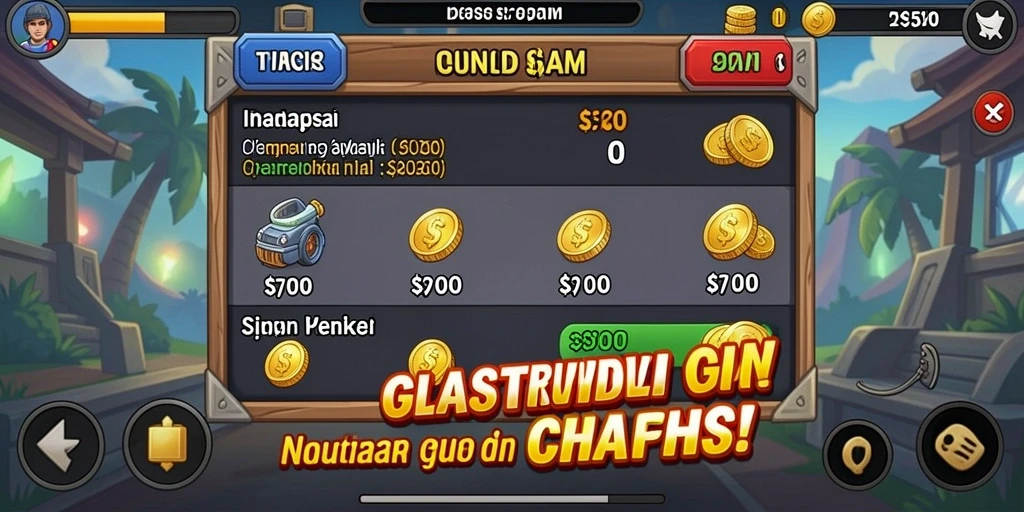 Tangkapan layar menampilkan gameplay seru di 8055.