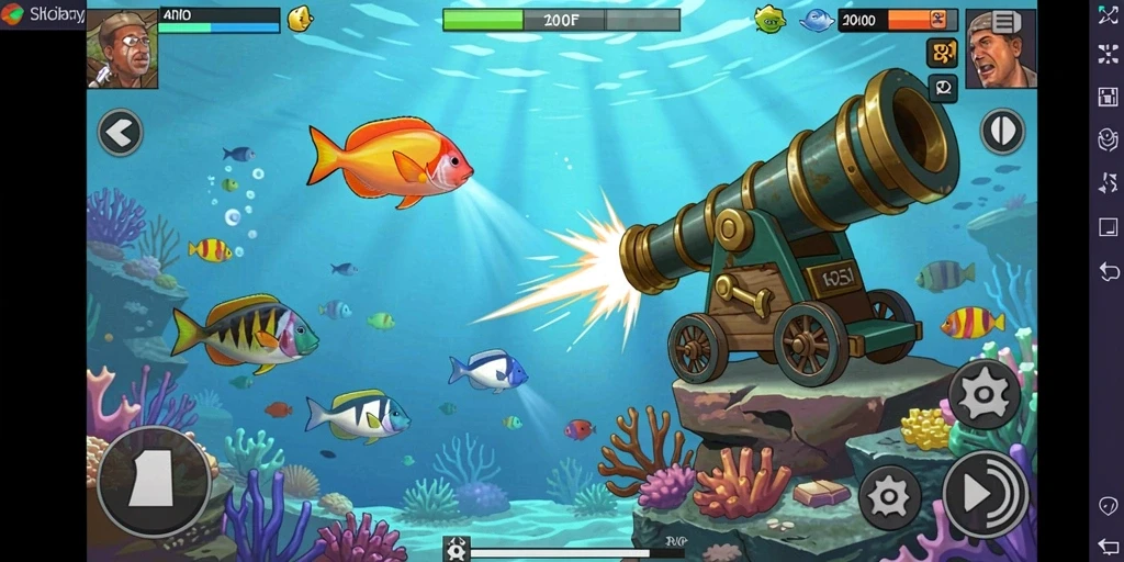 Screenshot menunjukkan tampilan grafis yang memukau dalam game.
