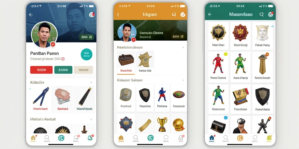Screenshot menampilkan tampilan utama dengan karakter menarik.