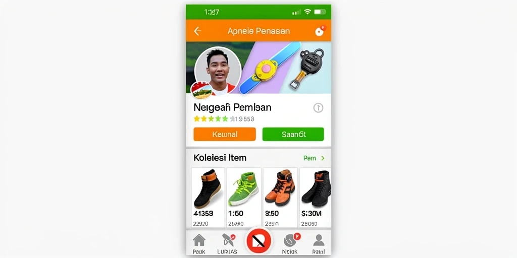 Tampilan antarmuka GRABWIN yang modern dan menarik.