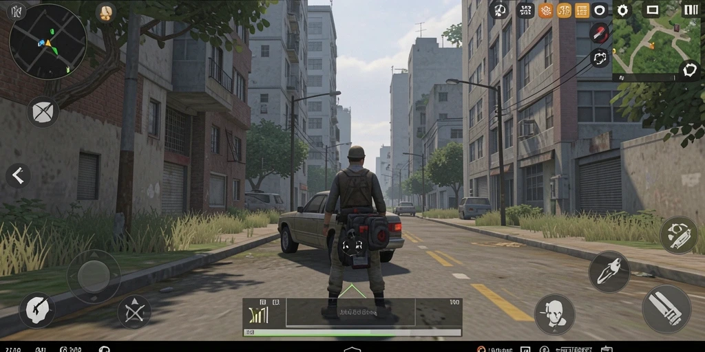 Screenshot pertama menunjukkan tampilan antarmuka permainan yang menarik.