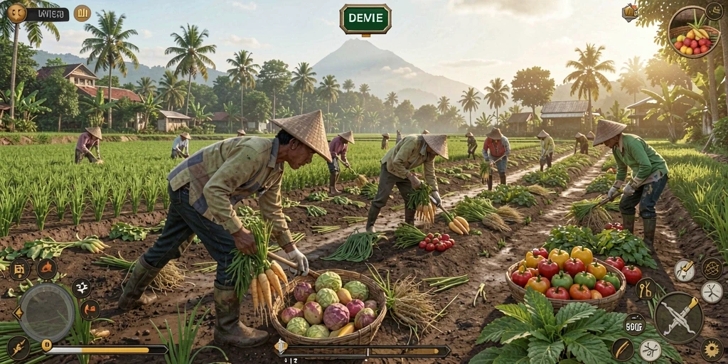 Tampilan awal permainan yang menarik.