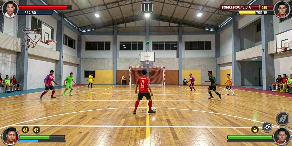 Tampilan grafis yang mengesankan dalam permainan.