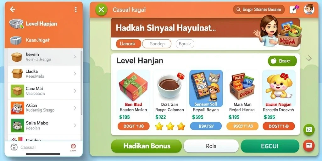 Tampilan antarmuka yang pengguna ramah dan menarik.