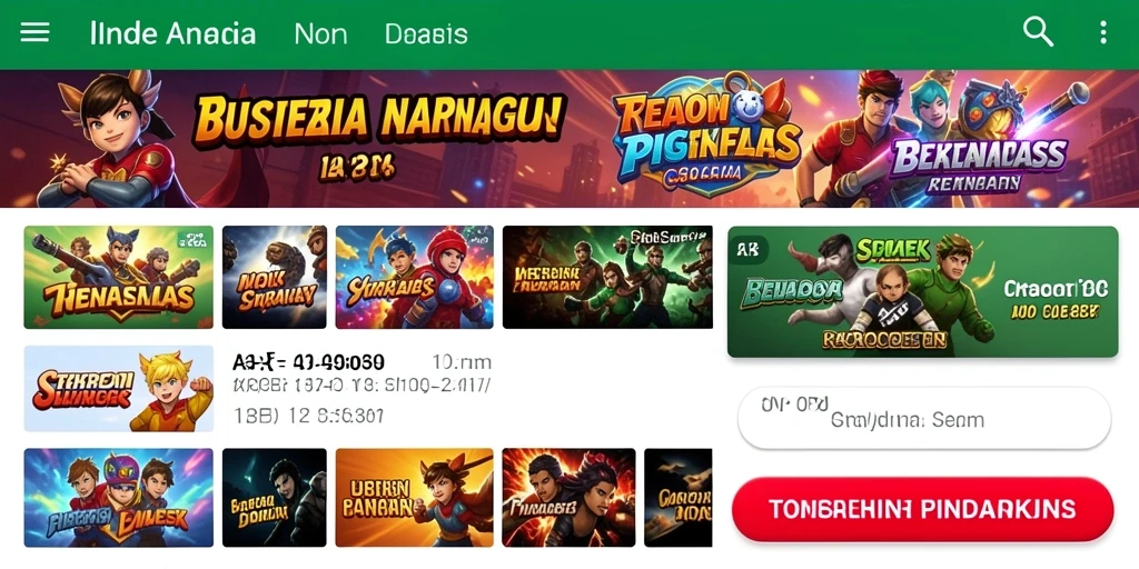 Tampilan awal yang menarik dengan desain intuitif.