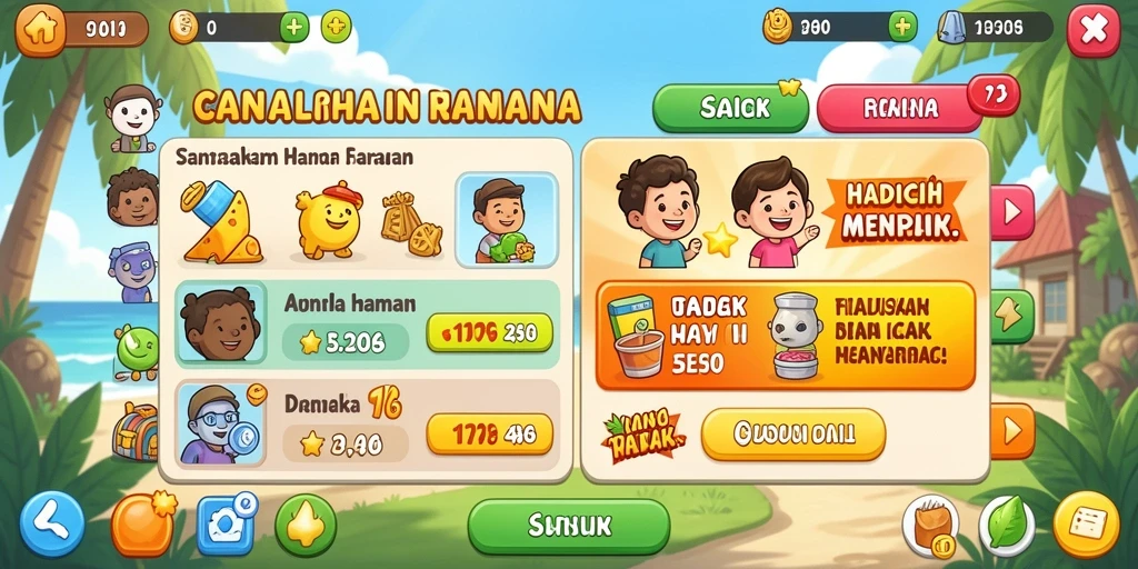 Tampilan antarmuka yang user-friendly dan menarik.