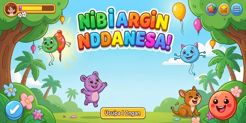 Antarmuka game yang intuitif dan mudah digunakan.