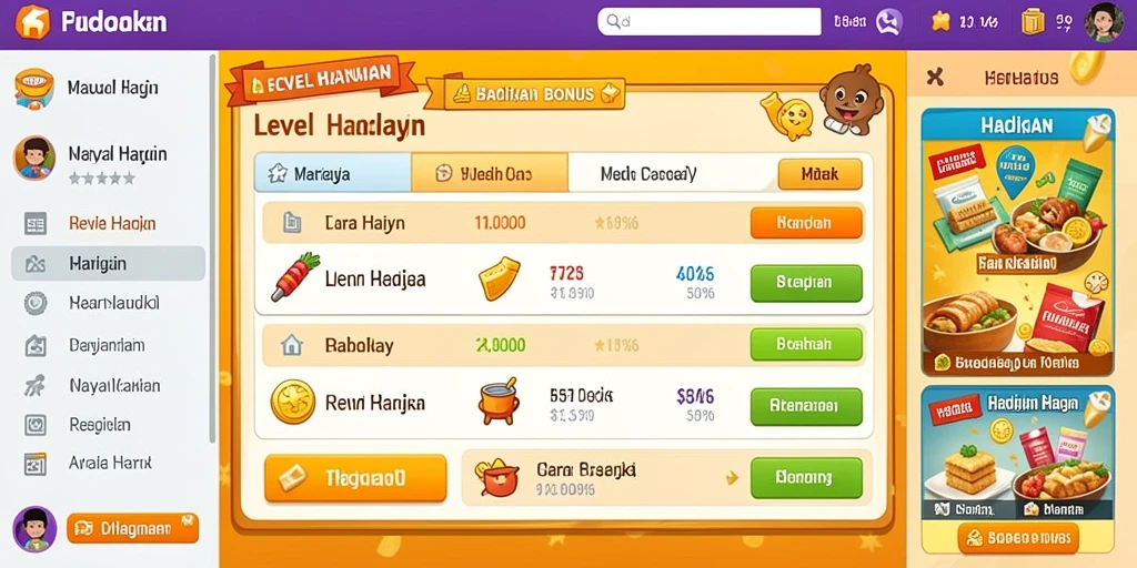 Tampilan antarmuka pengguna yang menarik dan intuitif.